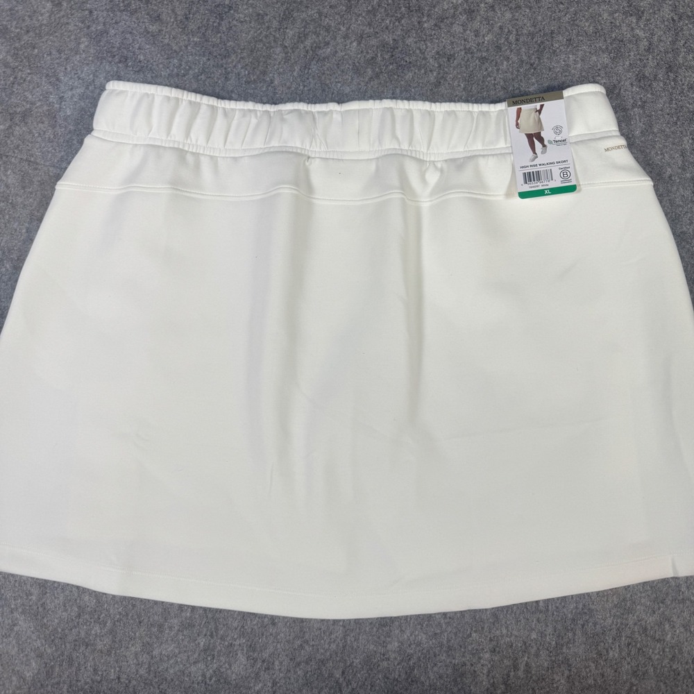 Mondetta White High Rise Walking Skort XL Performance Luxury NWT 1846287 - Picture 7 of 9